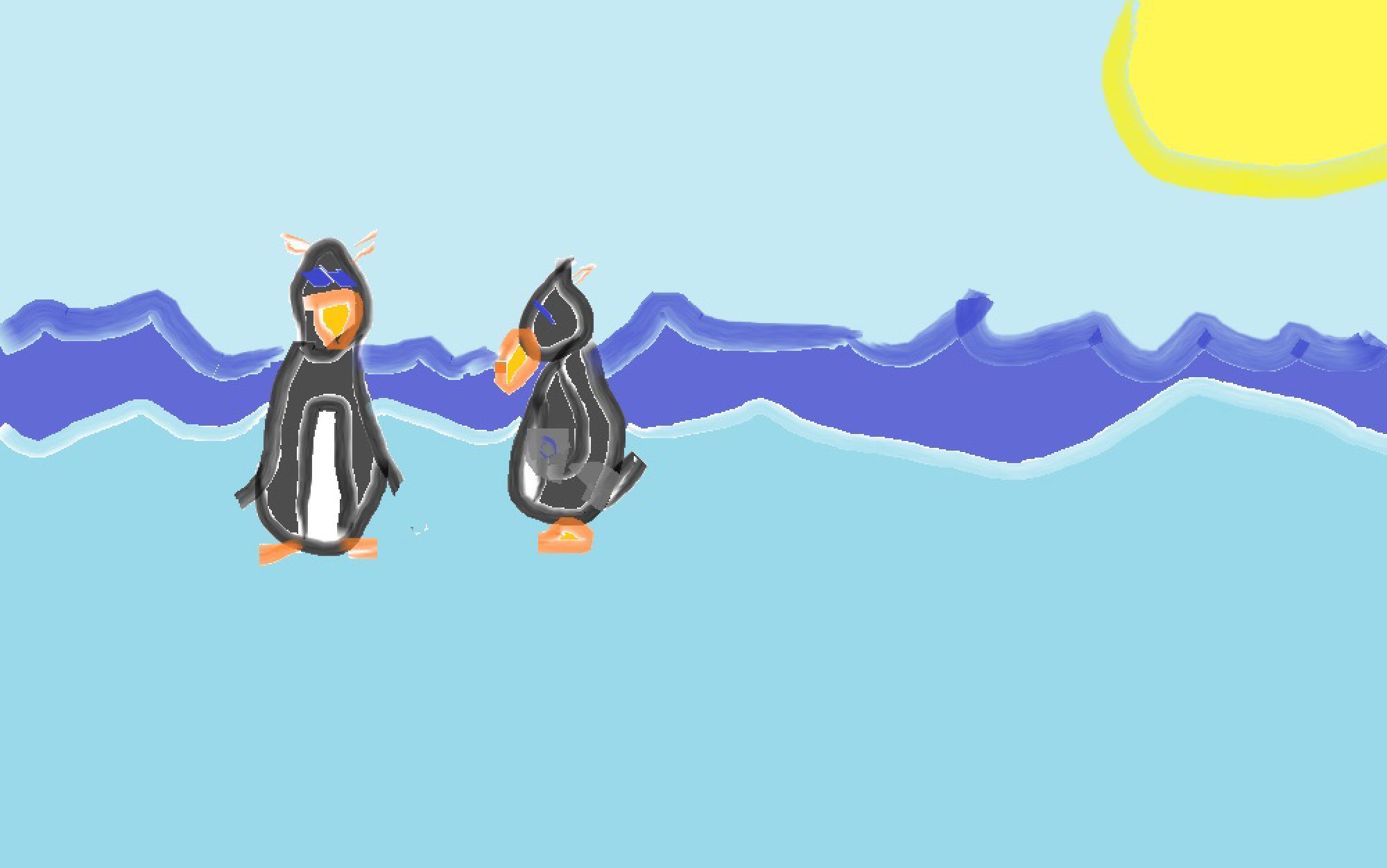 Ice Birds by KJ Hannah Greenberg