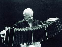 Astor Piazzolla and his bandoleon